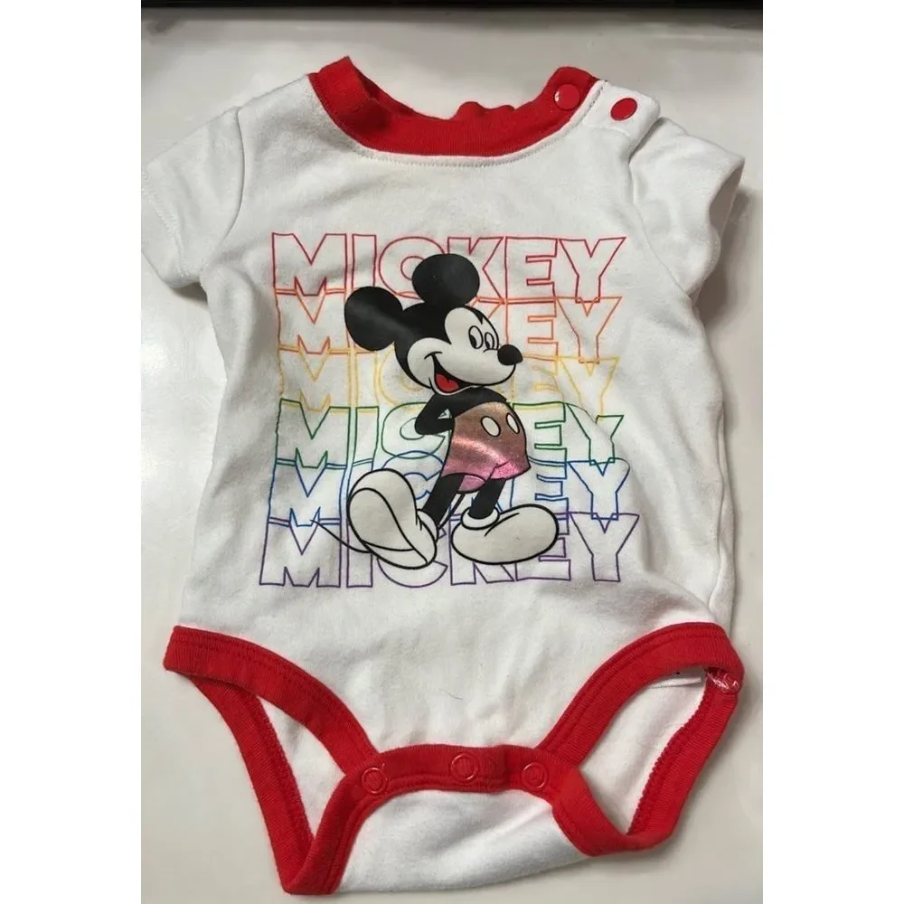 Disney parks rainbow‎ Mickey onesie